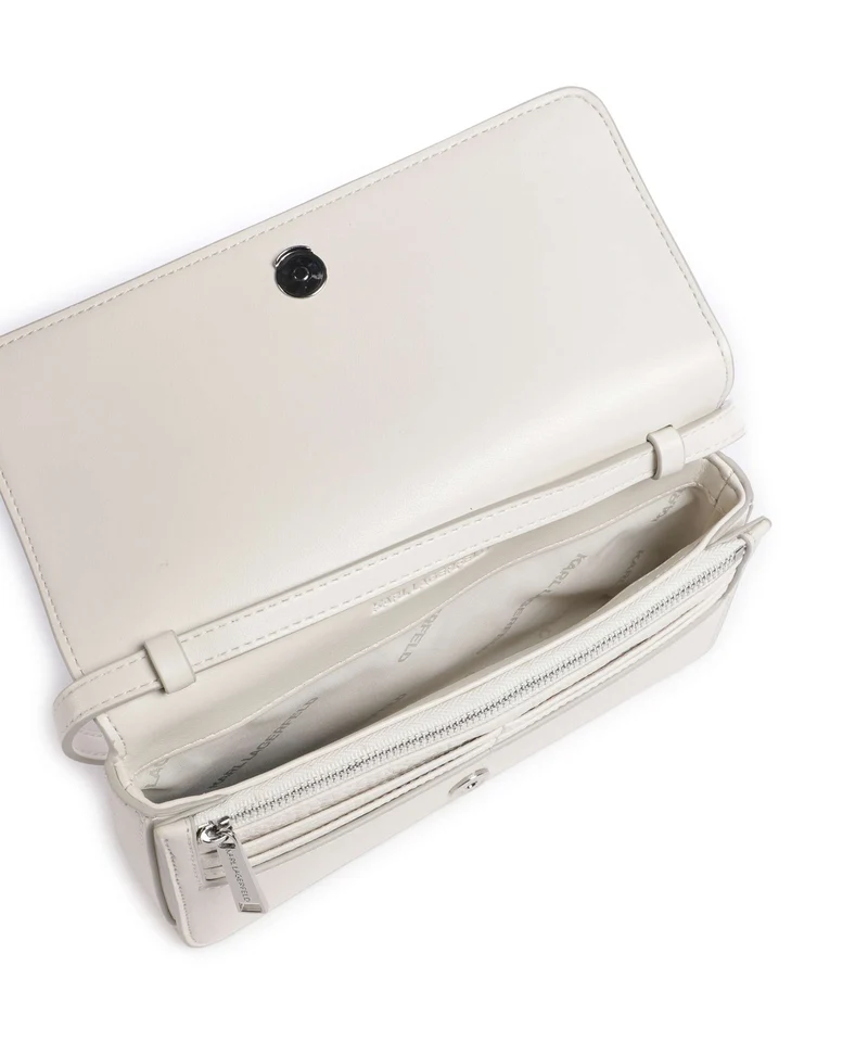 Karl Lagerfeld K/Autograph Mini Sac bandoulière off white