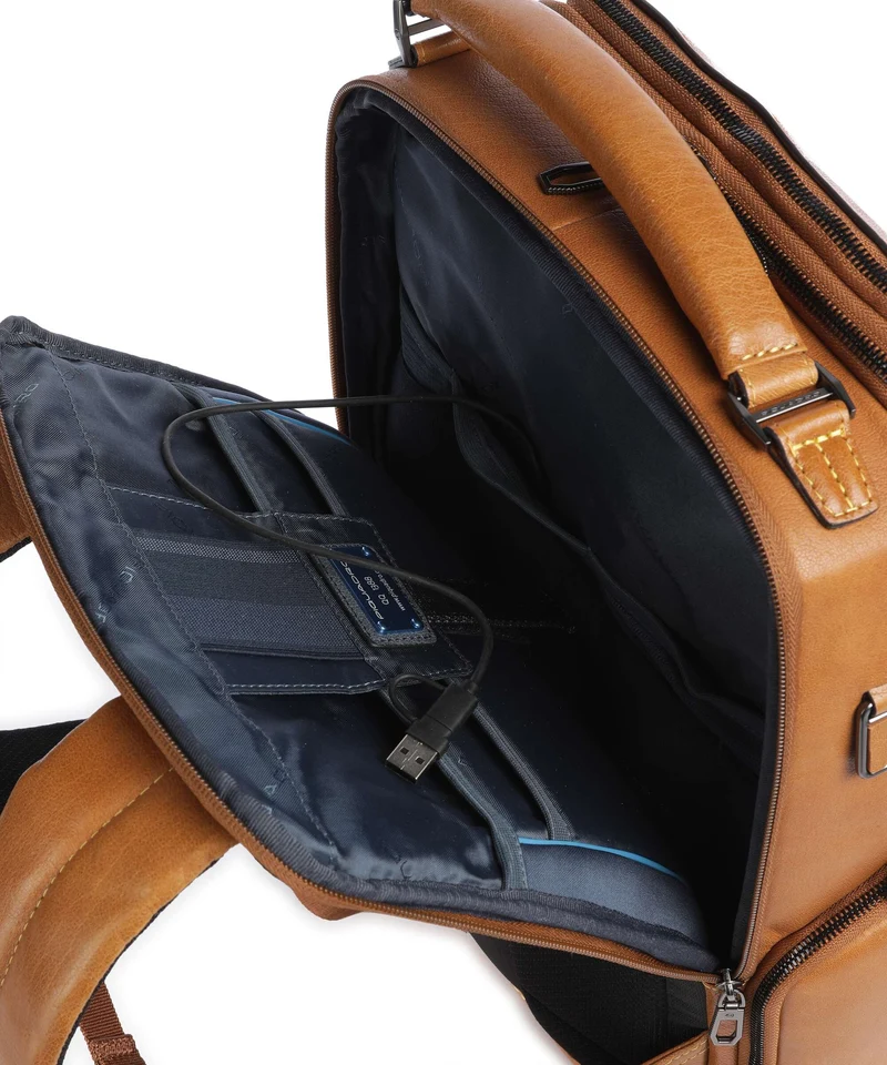 Piquadro Solm Sac à dos de voyage beige