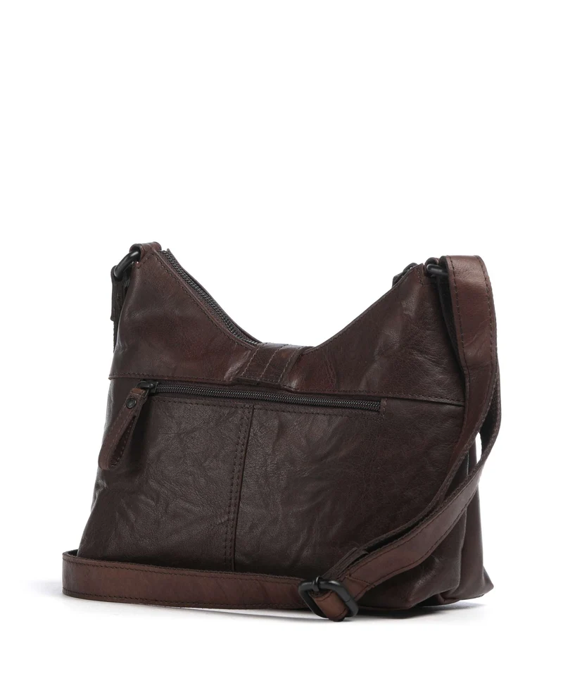 Spikes & Sparrow Bronco Ellesse Sac bandoulière dark brown