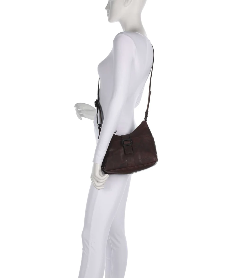 Spikes & Sparrow Bronco Ellesse Sac bandoulière dark brown