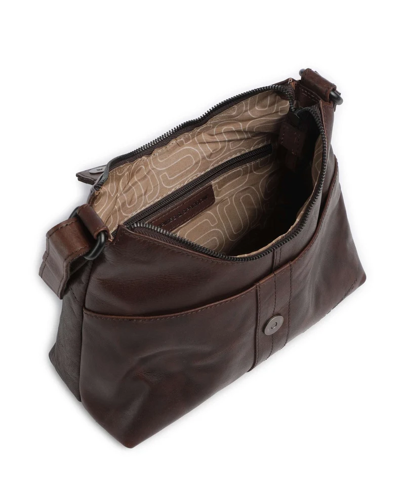 Spikes & Sparrow Bronco Ellesse Sac bandoulière dark brown