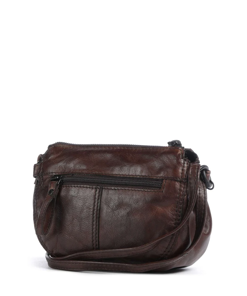 Spikes & Sparrow Apache Delaine Sac bandoulière dark brown