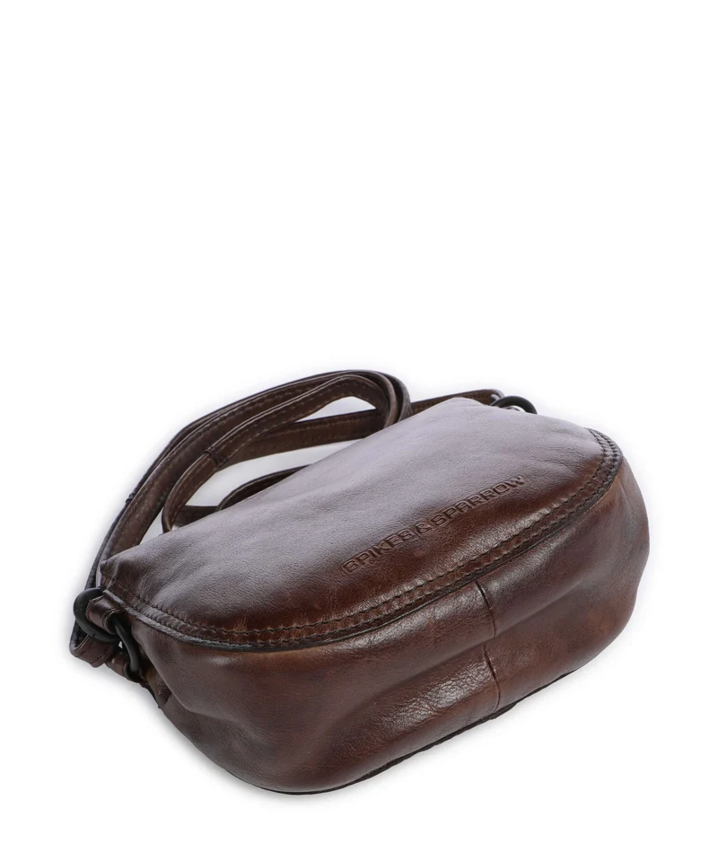 Spikes & Sparrow Apache Delaine Sac bandoulière dark brown