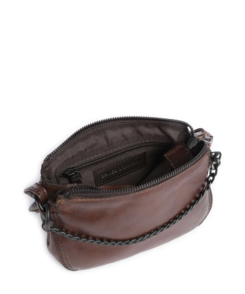 Spikes & Sparrow Apache Delaine Sac bandoulière dark brown