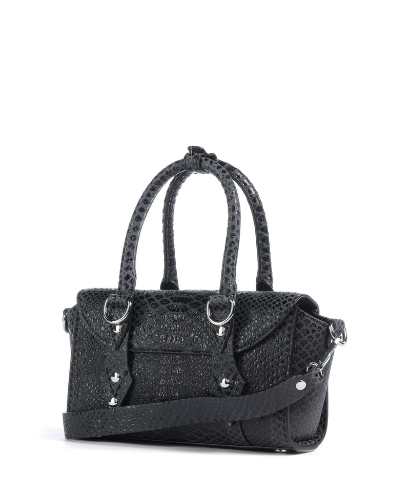 Vivienne Westwood Bettina Snake Effect Mini Sac à main dark grey