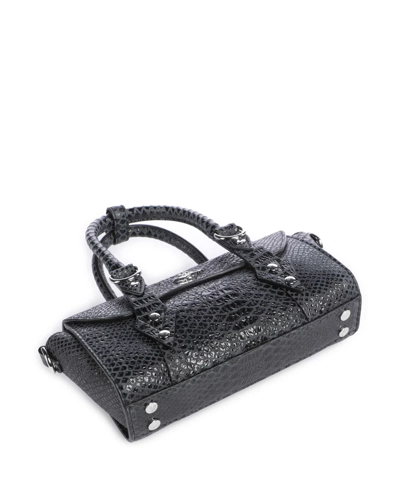 Vivienne Westwood Bettina Snake Effect Mini Sac à main dark grey