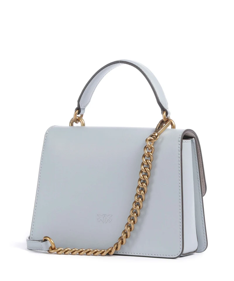 Pinko Love One Mini Sac à main azzurro celeste/antique gold