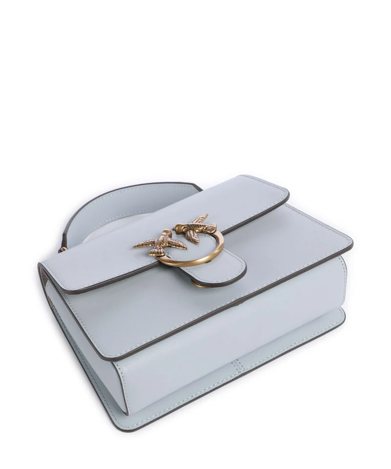 Pinko Love One Mini Sac à main azzurro celeste/antique gold