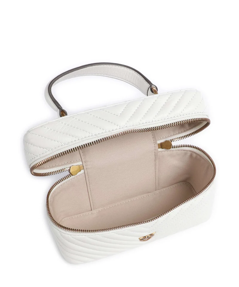 Pinko Vanity Mini Sac à main bianco nembo/antique gold