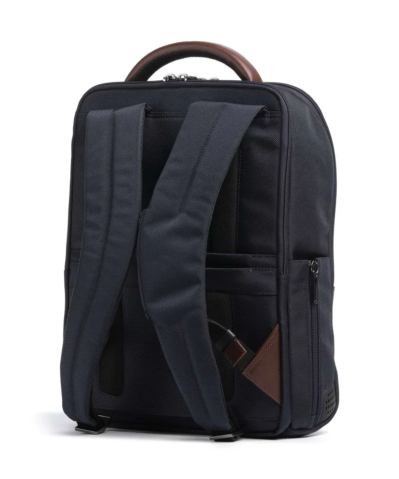 Piquadro Brief 2 Sac à dos blue/cognac