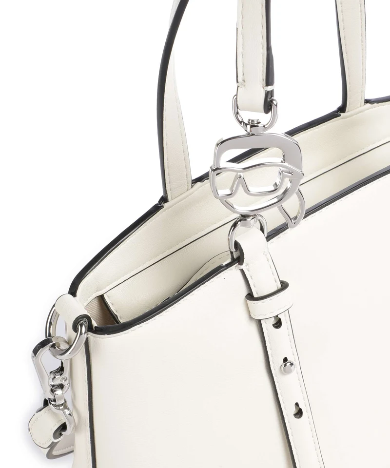 Karl Lagerfeld Ikon Smooth Sac à main off white