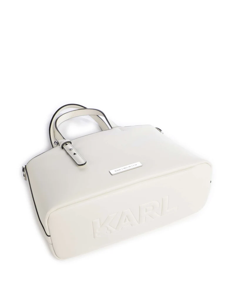 Karl Lagerfeld Ikon Smooth Sac à main off white