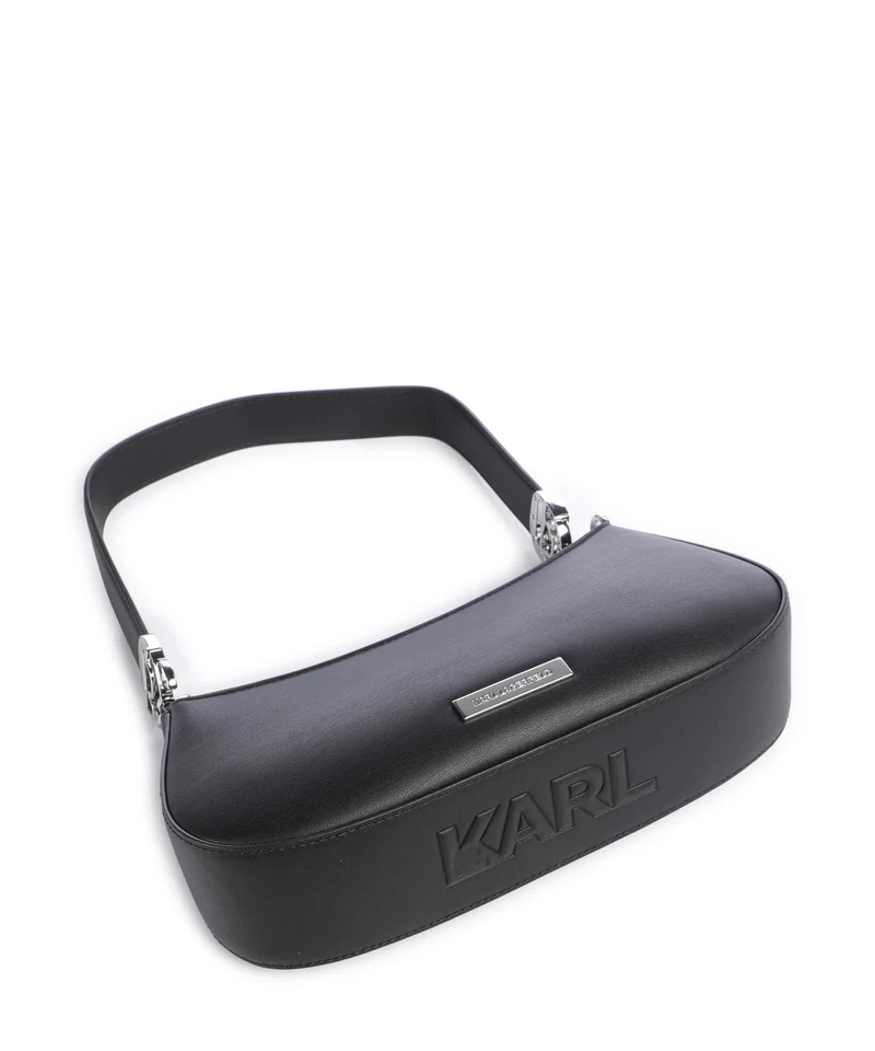Karl Lagerfeld Ikon Smooth Sac porté épaule black