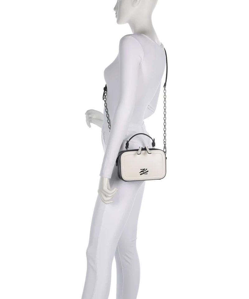 Karl Lagerfeld K/Autograph Small Sac bandoulière black/white