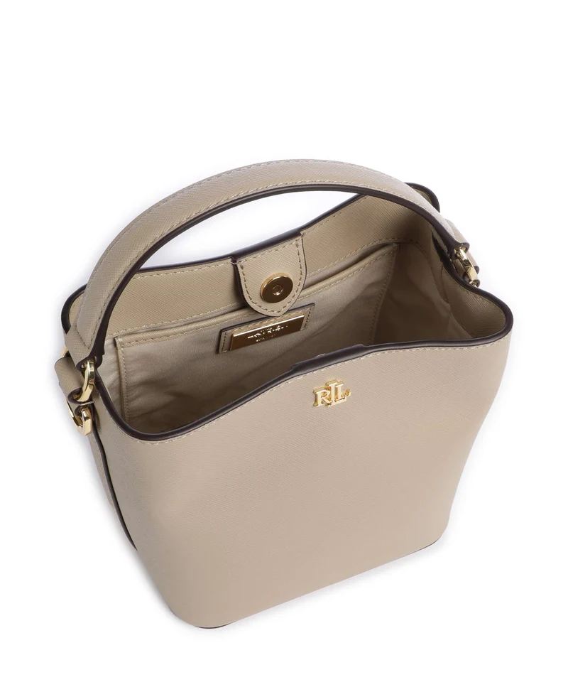 Lauren Ralph Lauren Reese Small Sac seau birch tan