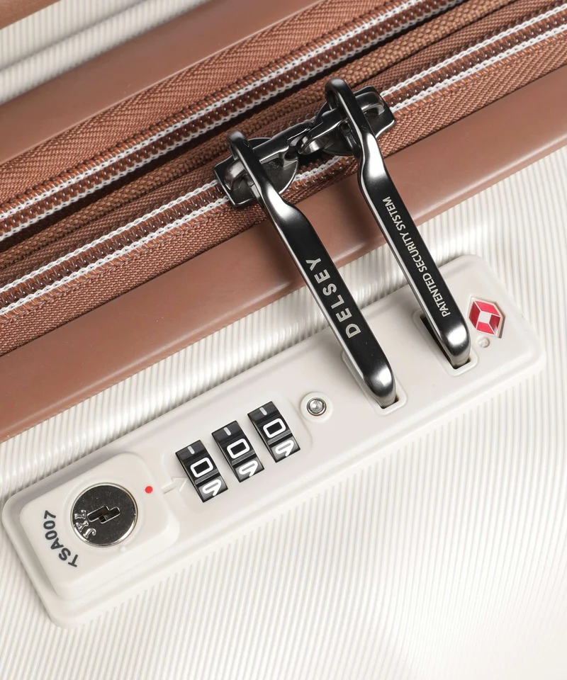 Delsey Paris Carrousel 2 Valise 4 roues off white