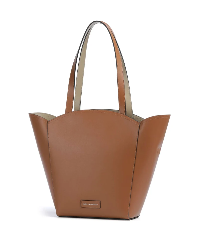 Karl Lagerfeld K/Circle Medium Cabas dark tan