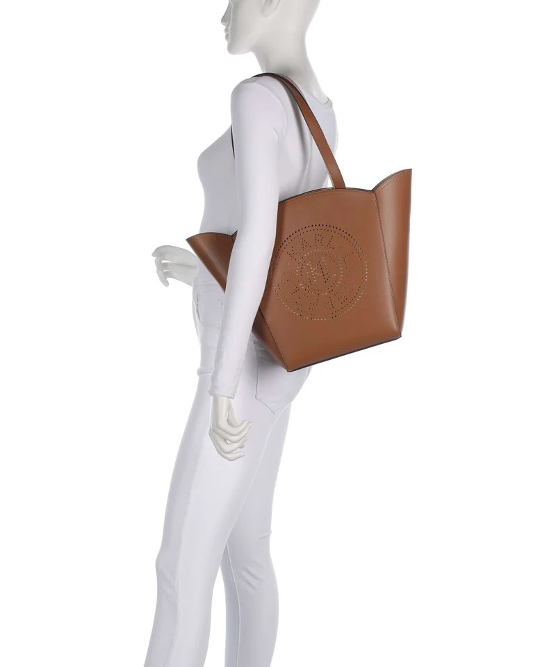 Karl Lagerfeld K/Circle Medium Cabas dark tan