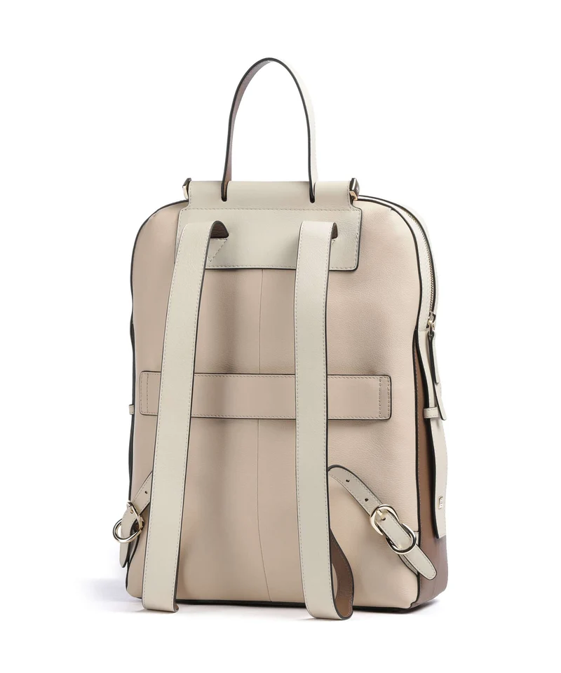 Piquadro Circle Sac à dos d'ordinateur beige/cuoio