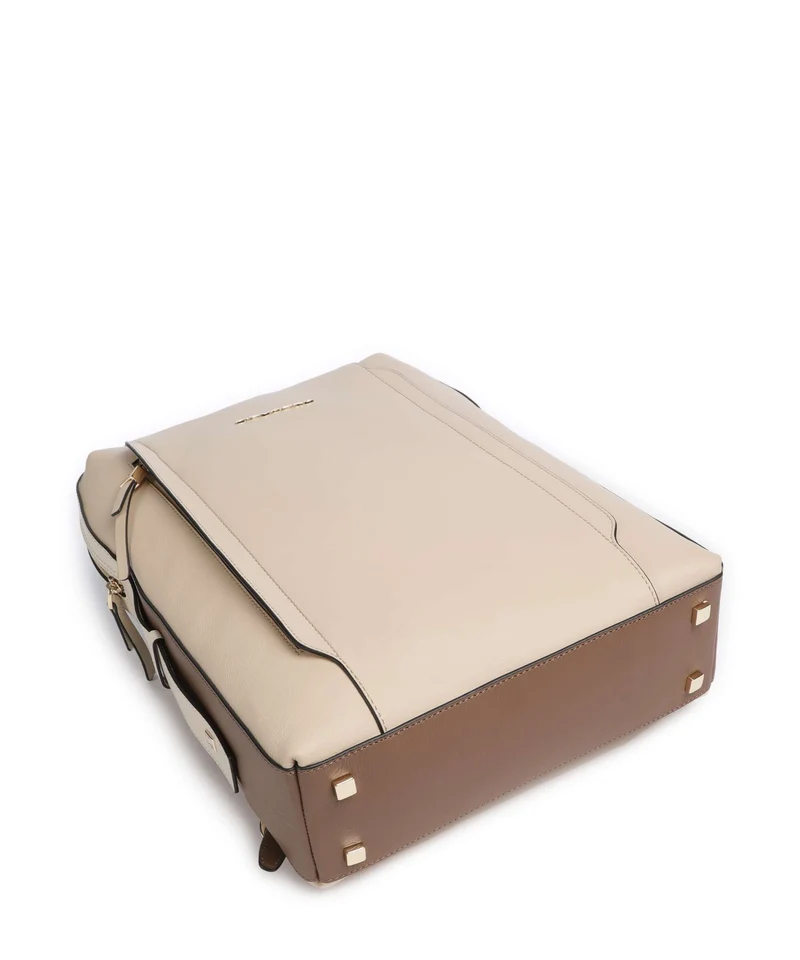 Piquadro Circle Sac à dos d'ordinateur beige/cuoio