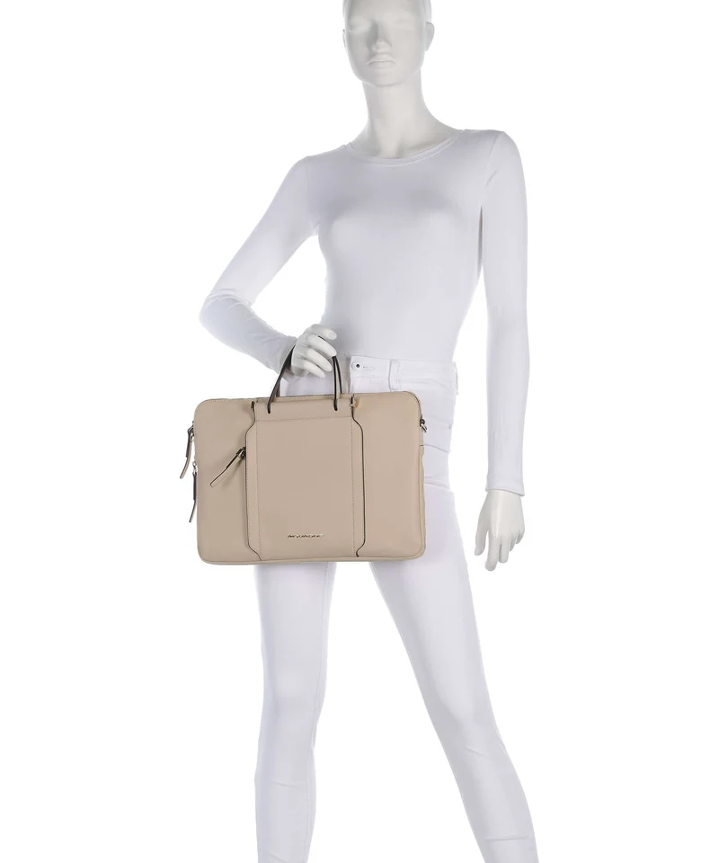 Piquadro Circle Porte-document beige/cuoio