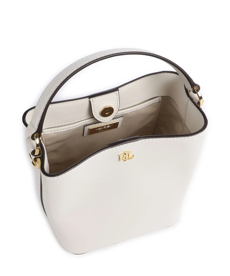 Lauren Ralph Lauren Reese Small Sac seau soft white/pb
