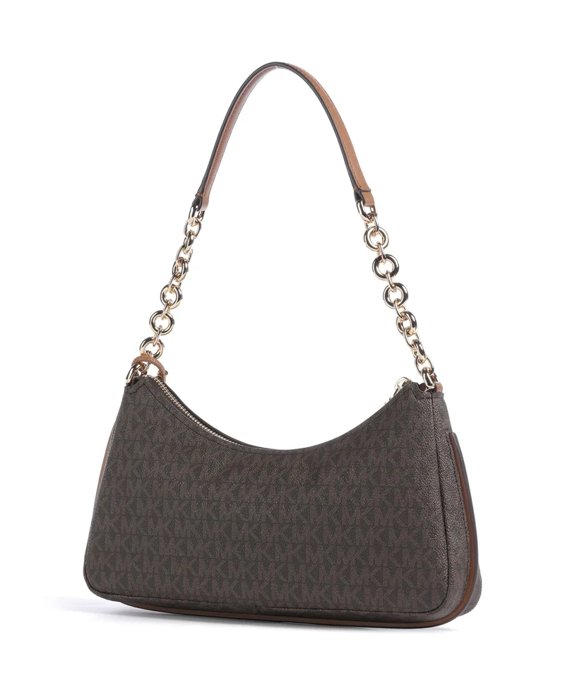 Michael Kors Nolita Medium Sac porté épaule brown/acorn