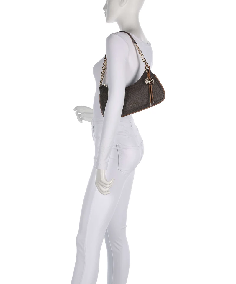 Michael Kors Nolita Medium Sac porté épaule brown/acorn