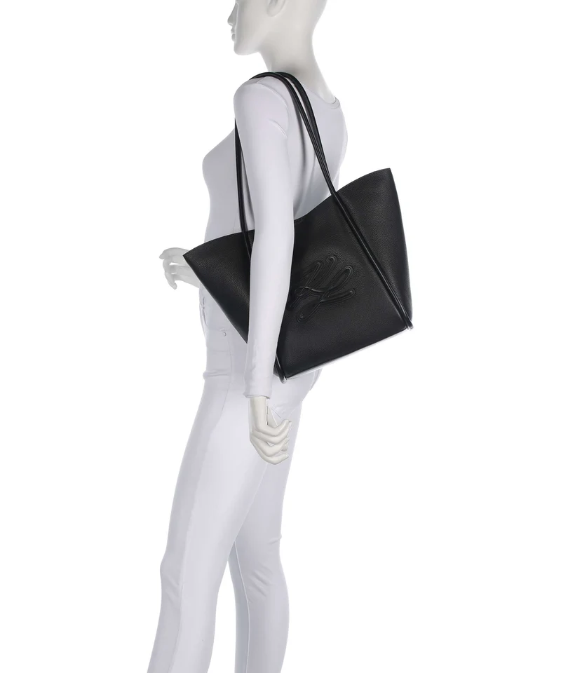 Karl Lagerfeld K/Autograph Medium Cabas black/nickel