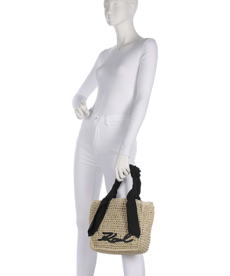 Karl Lagerfeld K/Signature Sac à main natural/black