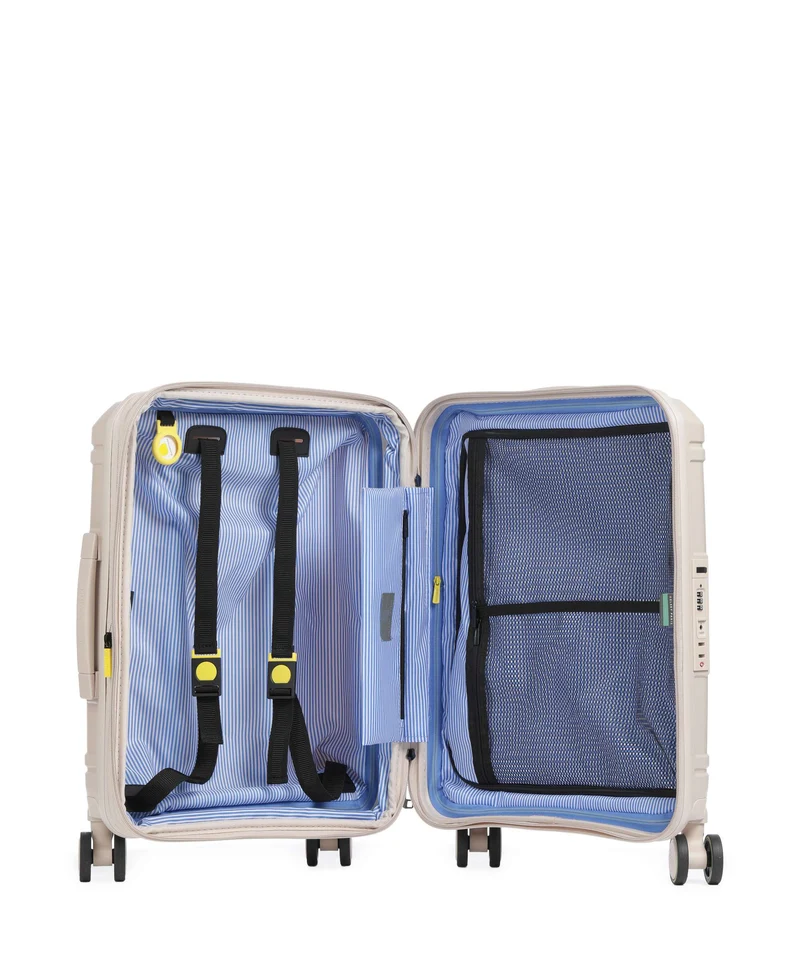 Delsey Paris Lutece Slim Valise 4 roues beige
