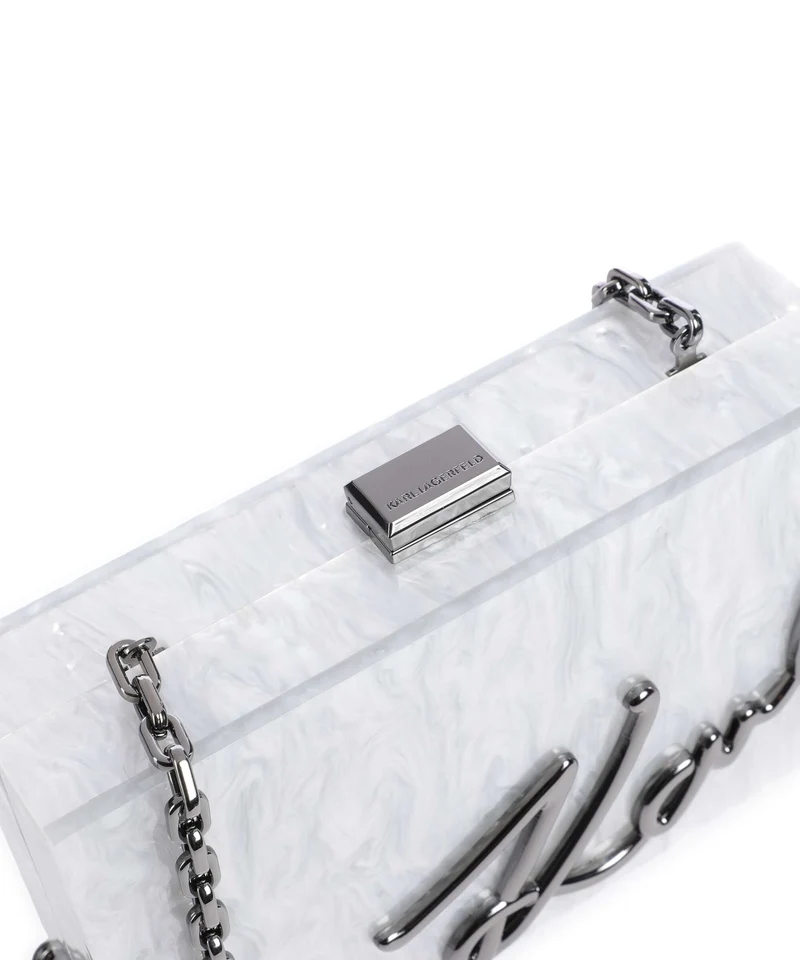 Karl Lagerfeld K/Soiree Sac bandoulière off white