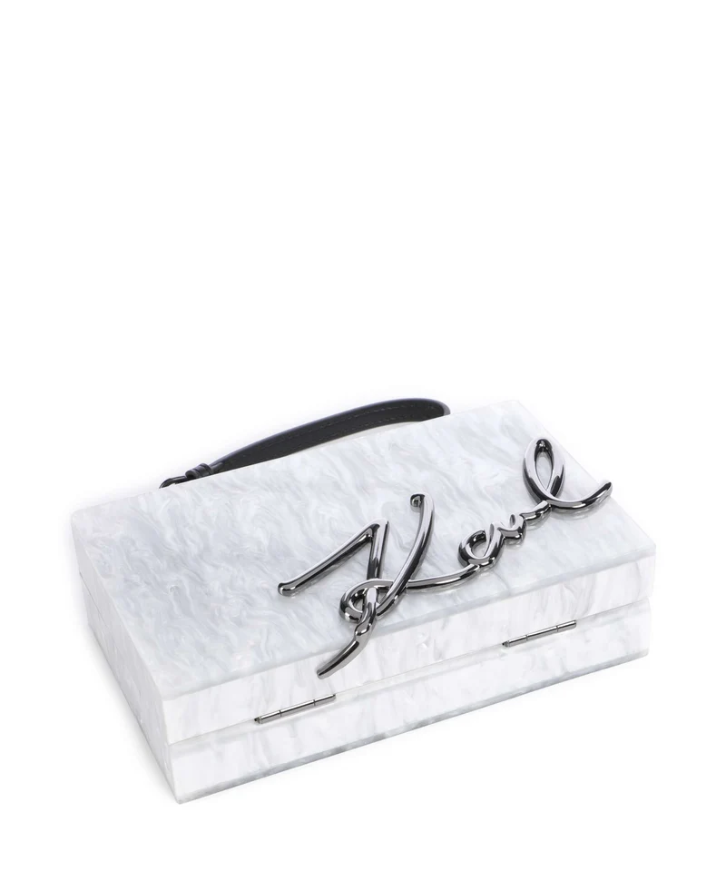 Karl Lagerfeld K/Soiree Sac bandoulière off white