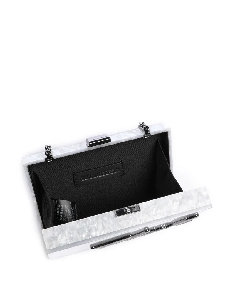 Karl Lagerfeld K/Soiree Sac bandoulière off white