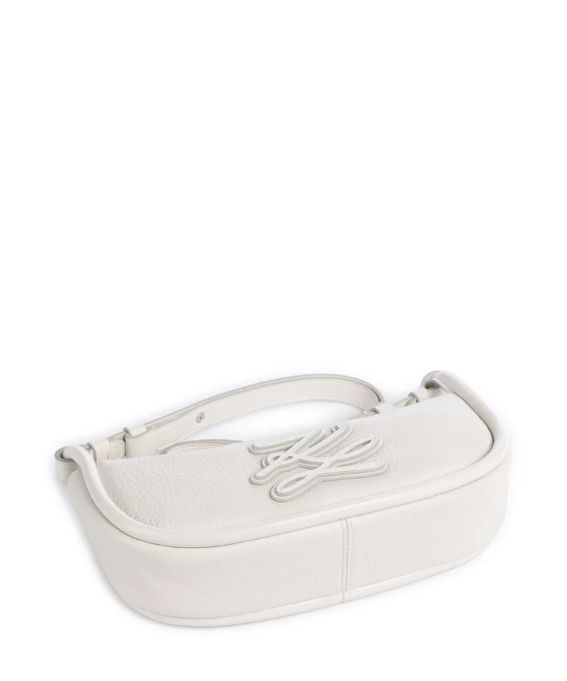 Karl Lagerfeld K/Autograph Small Sac porté épaule off white
