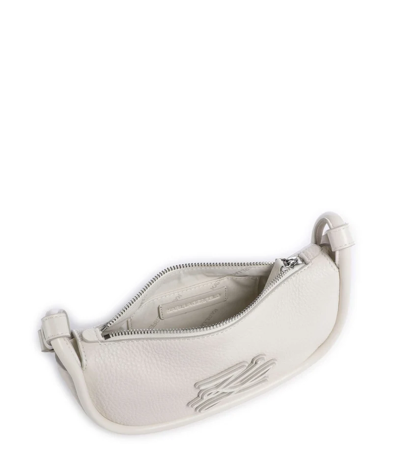 Karl Lagerfeld K/Autograph Small Sac porté épaule off white