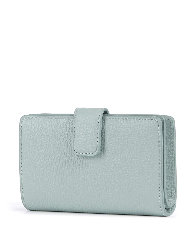Coccinelle Metallic Soft Portefeuille aquamarine