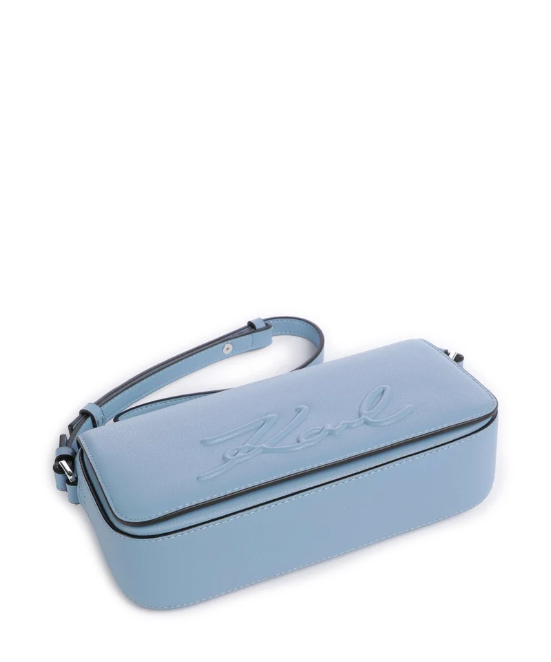 Karl Lagerfeld K/Ville Small Sac porté épaule blue bloom
