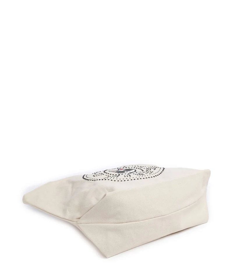Karl Lagerfeld Ikon Circle Choupette Cabas off white