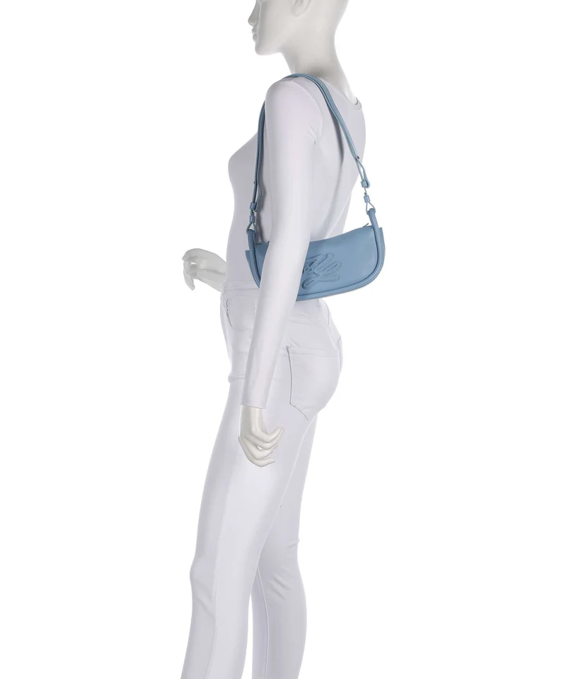 Karl Lagerfeld K/Autograph Small Sac porté épaule blue bloom
