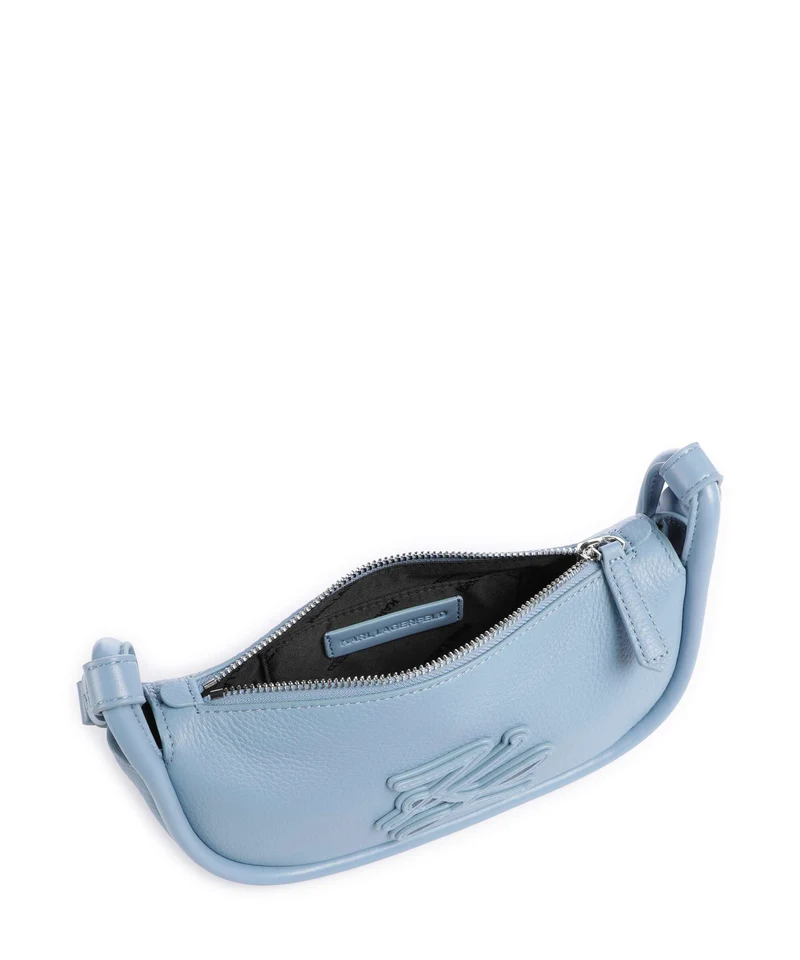 Karl Lagerfeld K/Autograph Small Sac porté épaule blue bloom