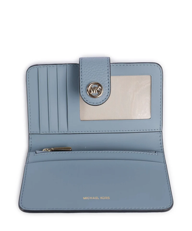 Michael Kors MK Pop Charm Medium Portefeuille chambray