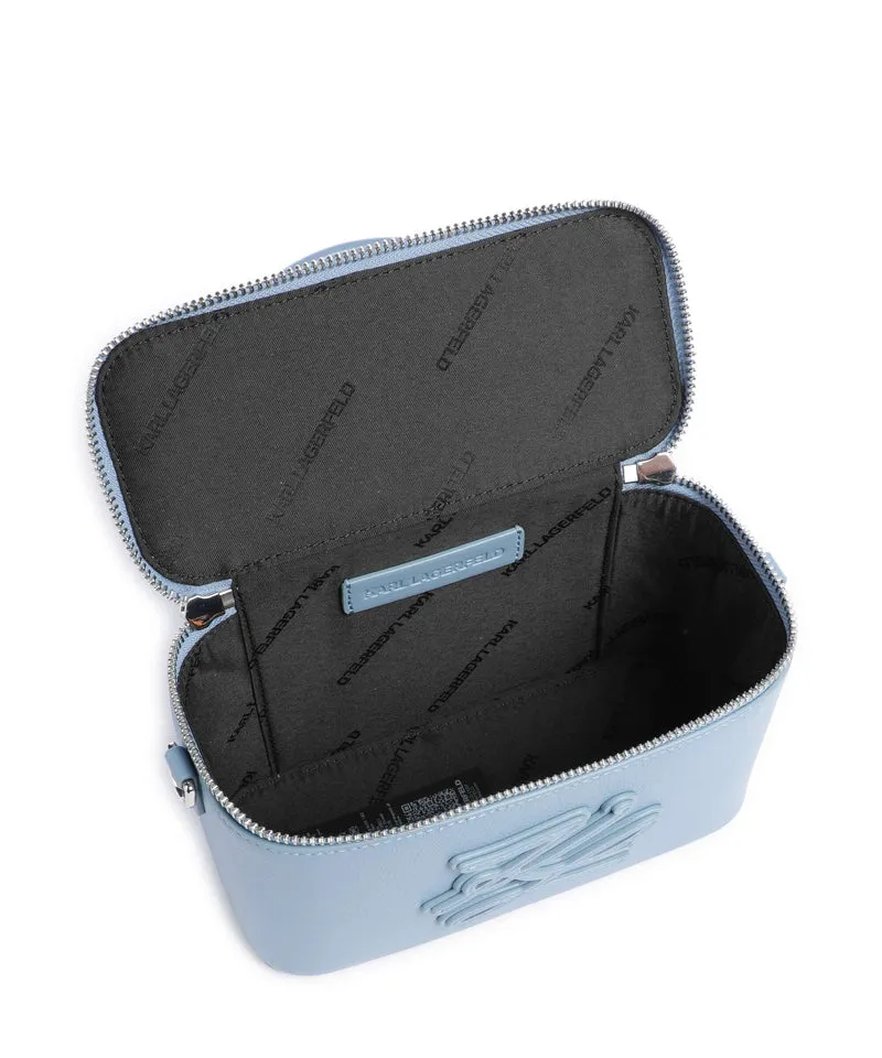 Karl Lagerfeld K/Autograph Vanity Sac bandoulière blue bloom