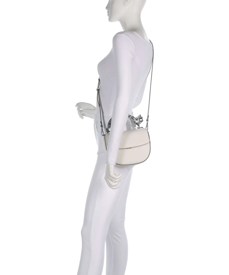 Karl Lagerfeld Ikon Choupette Sac bandoulière off white