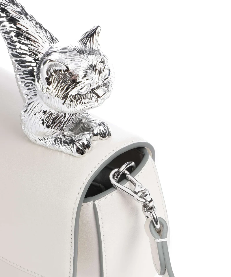 Karl Lagerfeld Ikon Choupette Sac bandoulière off white