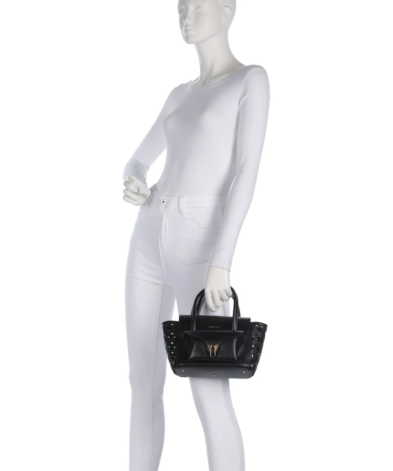 Coccinelle Beat Double Monogram Sac à main noir