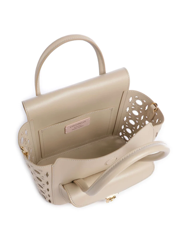 Coccinelle Beat Double Monogram Sac à main sandshell