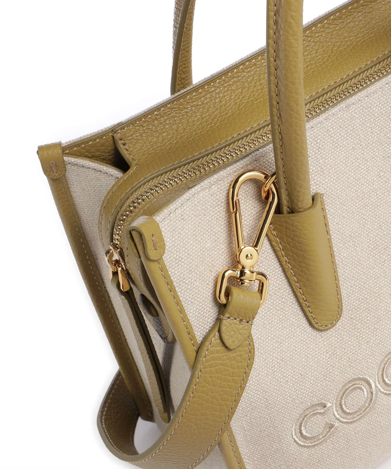 Coccinelle Myrtha Canvas Sac à main natural/seagrass
