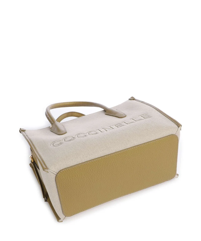 Coccinelle Myrtha Canvas Sac à main natural/seagrass