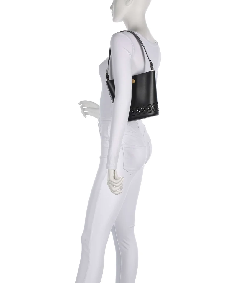 Coccinelle Nikla Monogram Sangallo Sac seau noir